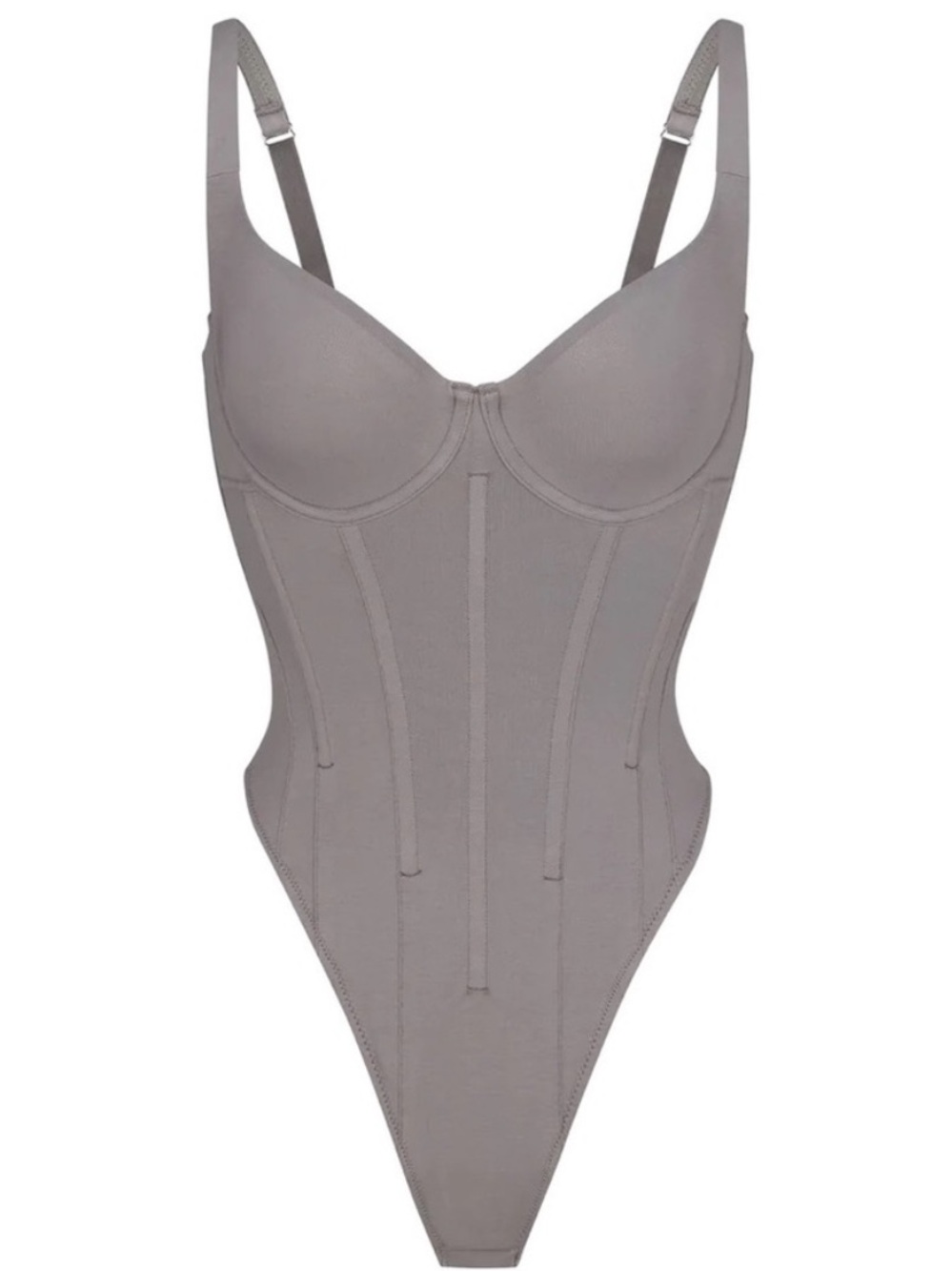 Skims cotton corset bodysuit